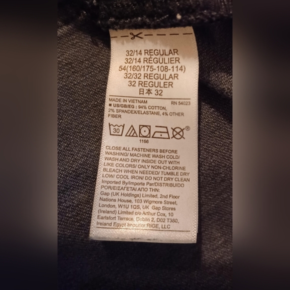 A Gap Denim Black True Skinny High Rise Jeans - Picture 4 of 7